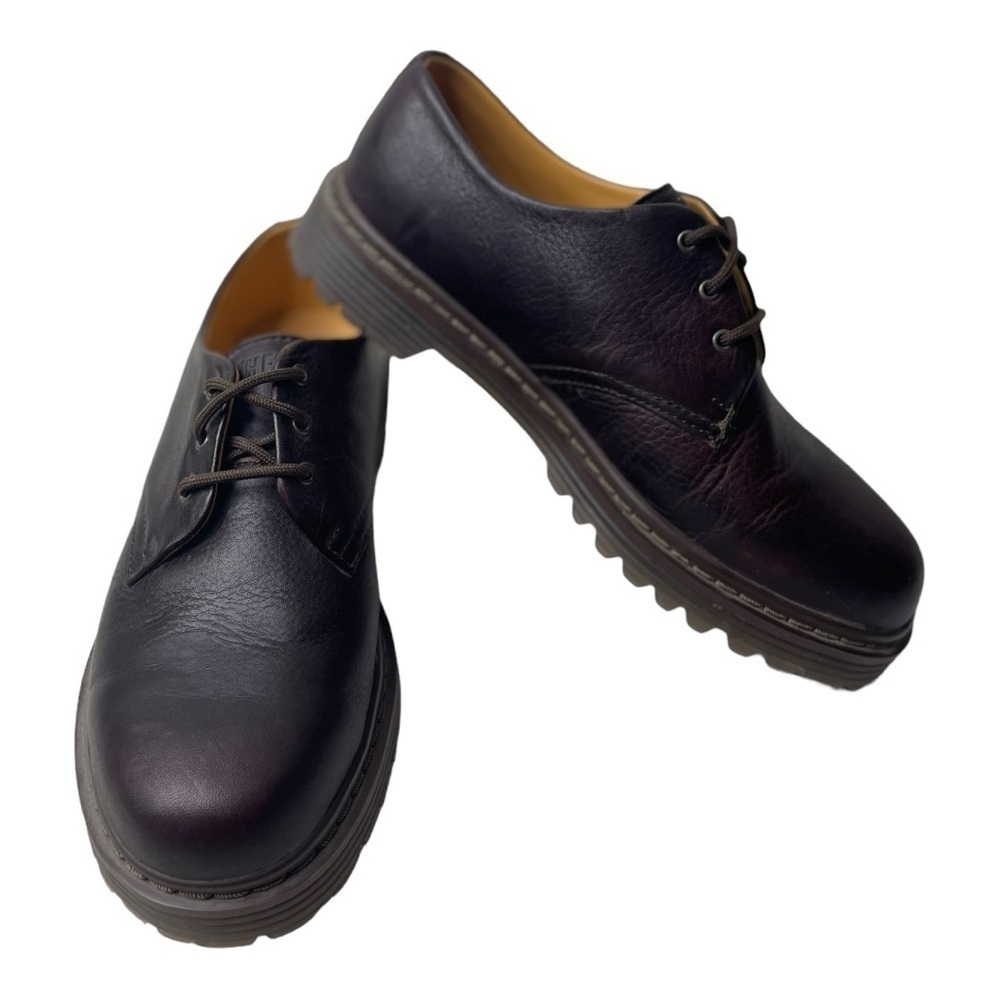 Vintage Y2K Skechers Men’s Brown Leather Oxford Shoes - Picture 3 of 9